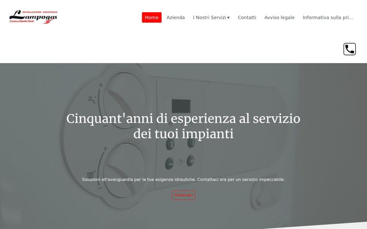 Screenshot of lampogas.net