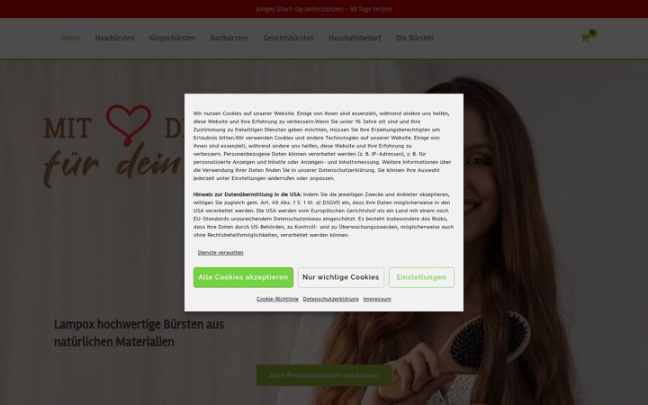 Screenshot of lampox.de
