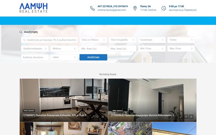 Screenshot of lampsi-realestate.gr