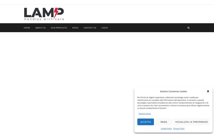 Screenshot of lampsrl.it