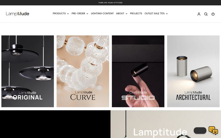 Screenshot of lamptitude.com
