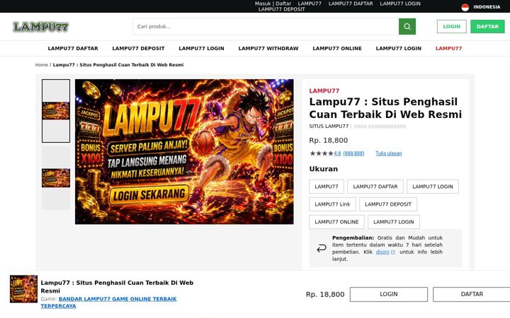 Screenshot of lampu77game.org