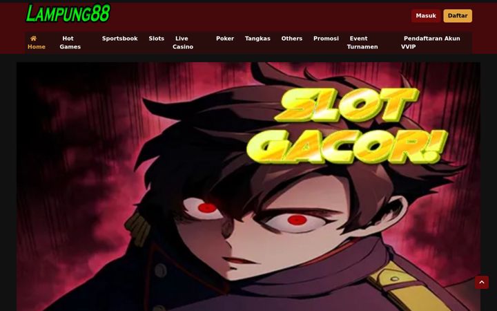 Screenshot of lampung88.com