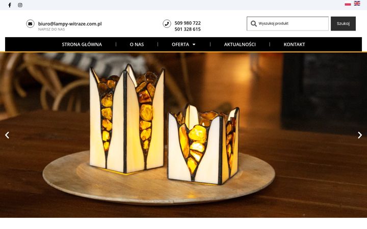 Screenshot of lampy-witraze.com.pl