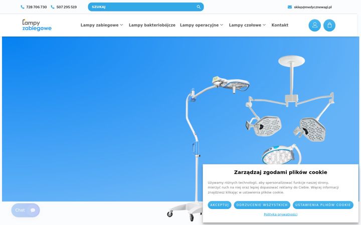 Screenshot of lampy-zabiegowe.pl