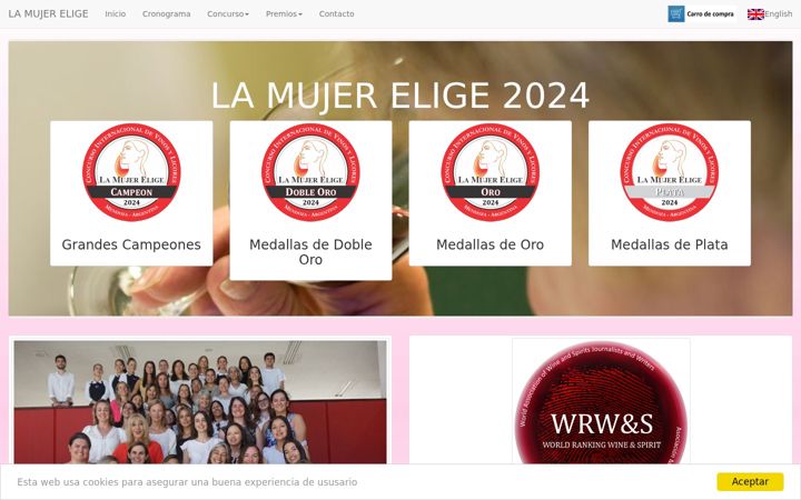 Screenshot of lamujerelige.com