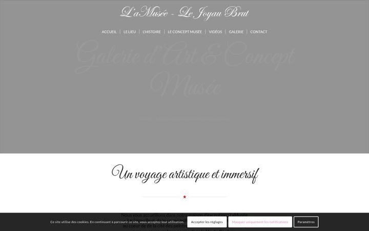 Screenshot of lamusee-lejoyaubrut.com