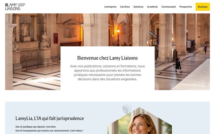 Screenshot of lamy-liaisons.fr