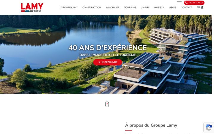 Screenshot of lamy.be