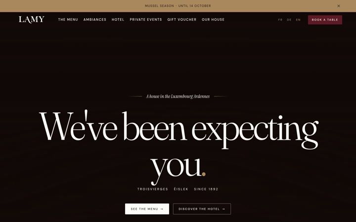 Screenshot of lamy.restaurant