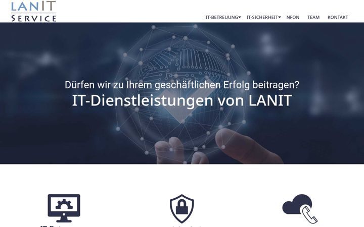 Screenshot of lan-it.at