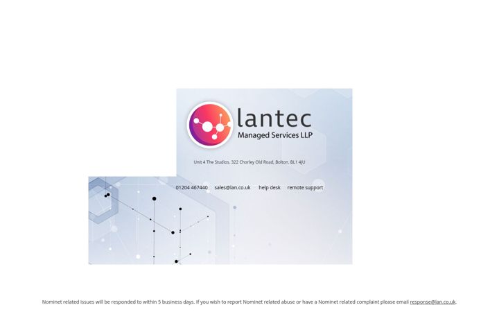 Captura de pantalla de lan.co.uk