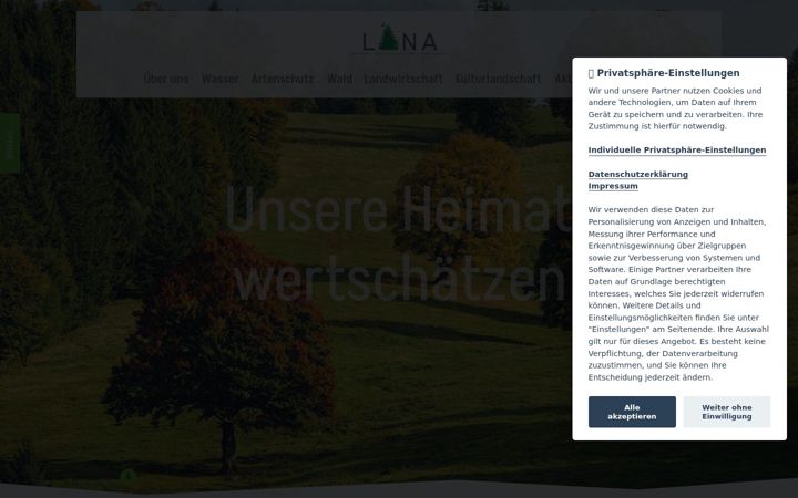 Screenshot of lana-schwarzwald.de