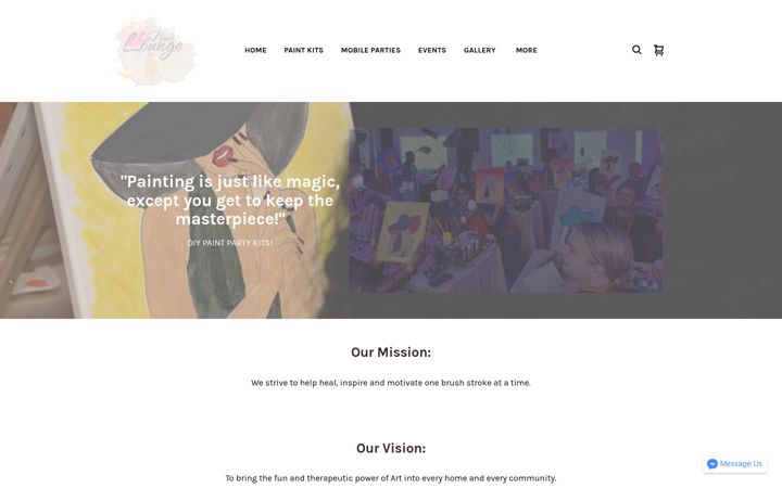 Snímek obrazovky lanaeslounge.com