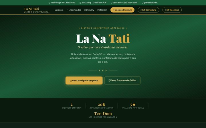 Screenshot of lanatati.com.br