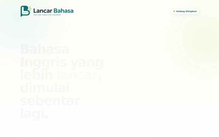 Screenshot of lancarbahasa.com