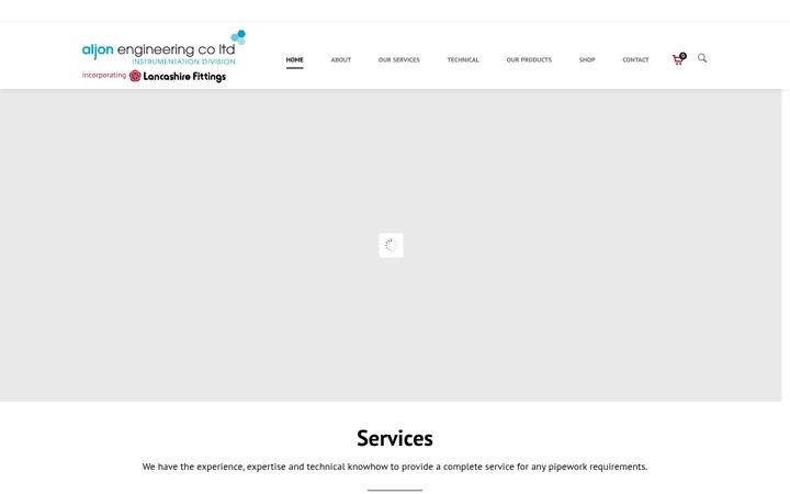 Screenshot of lancashirefittings.com