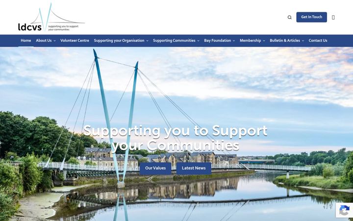Screenshot of lancastercvs.org.uk