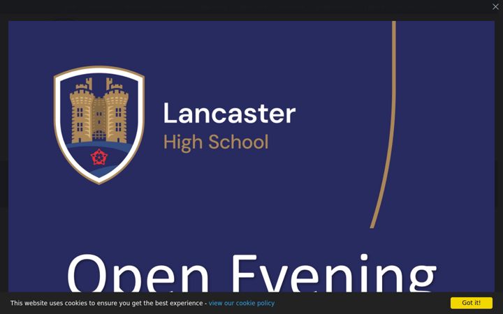 Screenshot of lancasterhigh.co.uk