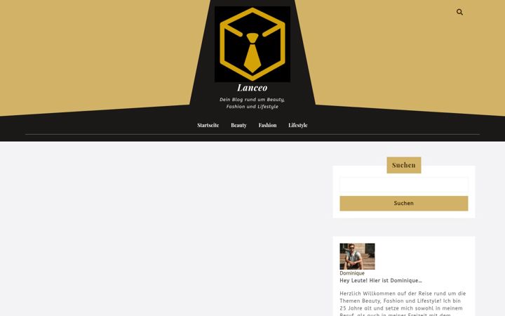 Screenshot of lanceo.de