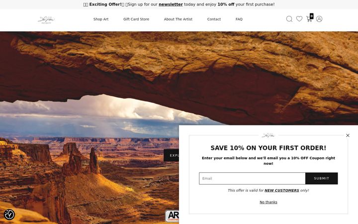 Screenshot of lancepryorphotography.com