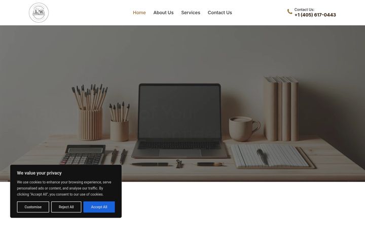 Screenshot of lancewoodbookkeepers.com