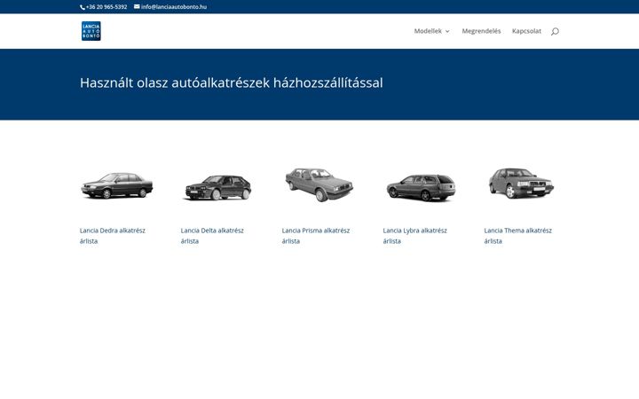 Screenshot of lanciaautobonto.hu