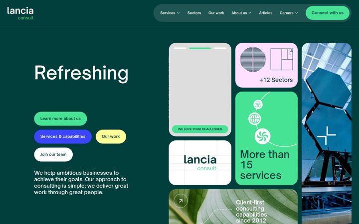 Screenshot of lanciaconsult.com