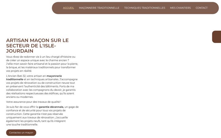 Screenshot of lancienbati32.fr