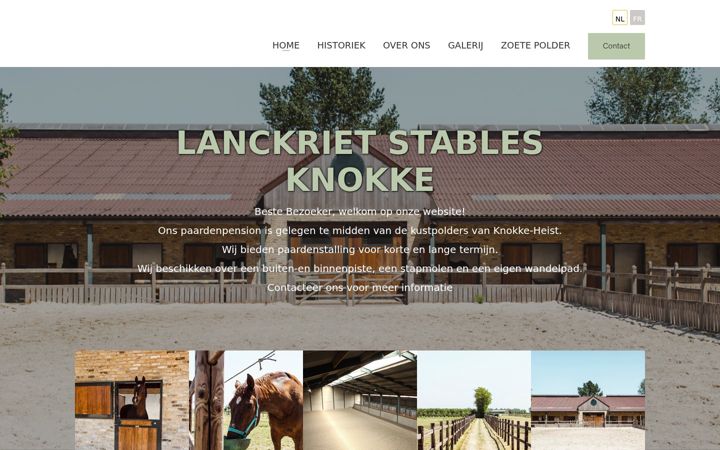 Screenshot of lanckrietstables.be