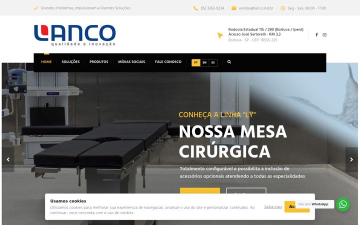 Screenshot of lanco.ind.br