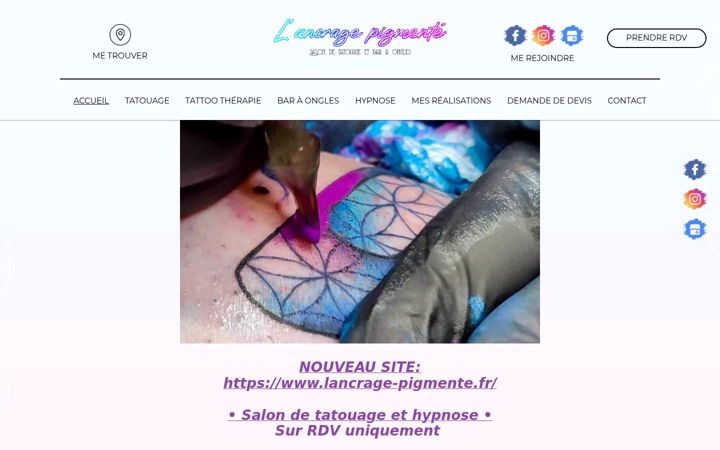 Screenshot of lancragepigmente.fr