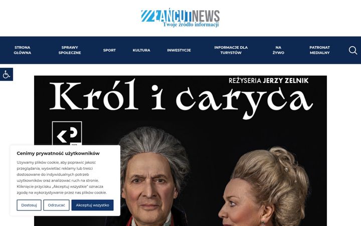 Screenshot of lancutnews.pl
