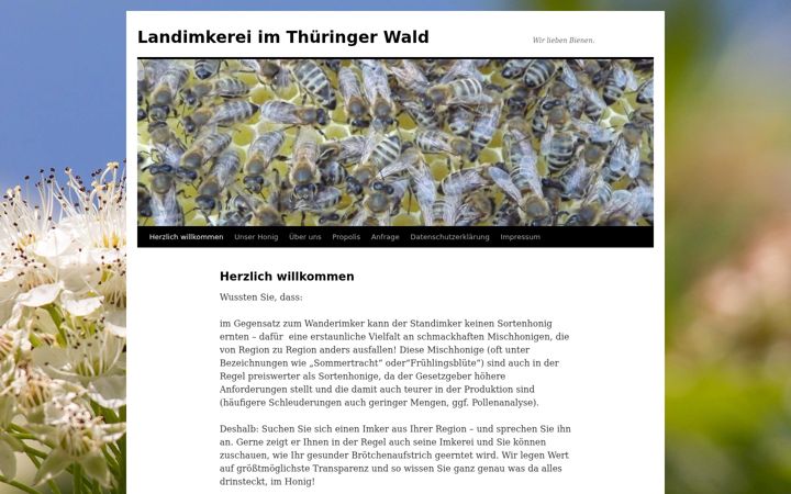 Screenshot of land-imkerei.de