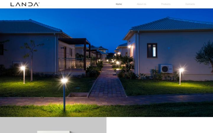 Screenshot of landalighting.com