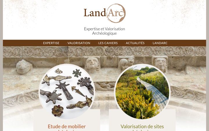 Screenshot of landarc.fr