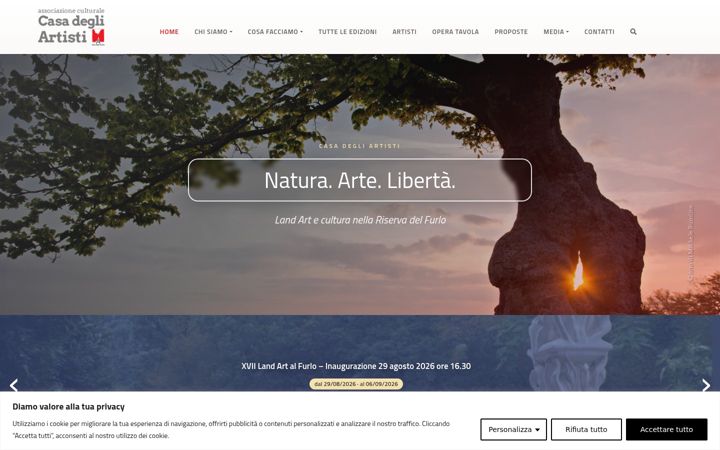 Screenshot of landartalfurlo.it