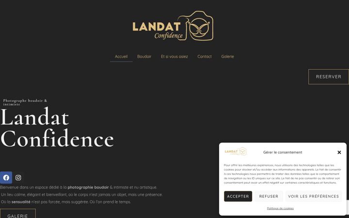 Screenshot of landat-confidence.fr