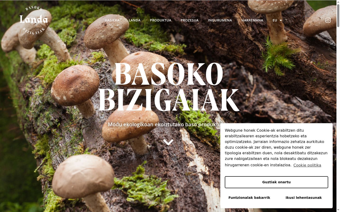 Képernyőkép a bármilyen interakció előtt megjelenő hozzájárulási bannerről