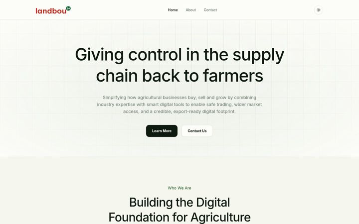Screenshot of landbou24.com