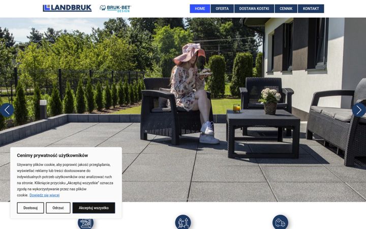 Screenshot of landbruk.com.pl