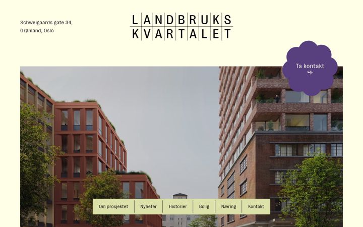 Screenshot του landbrukskvartalet.no