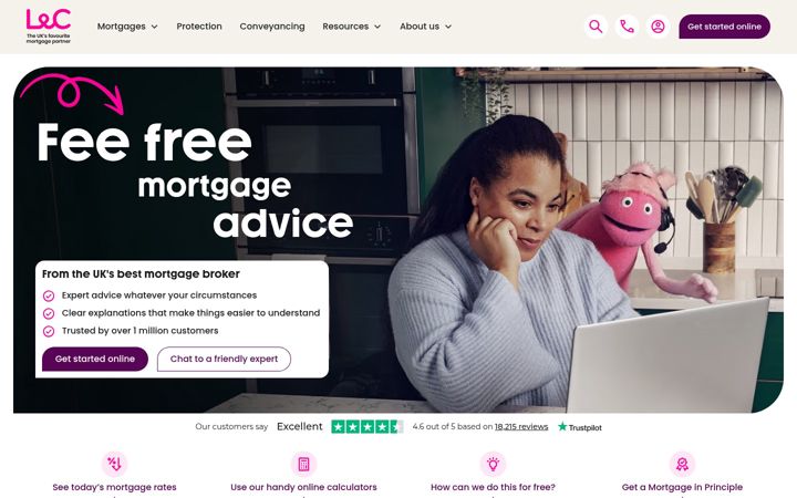 Screenshot of landc.co.uk