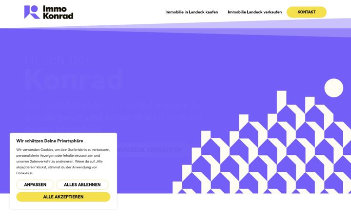 Screenshot of landeckimmobilien.at