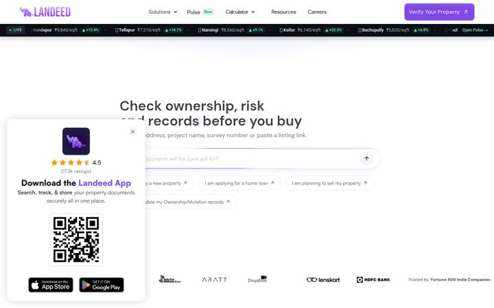 Screenshot of landeed.com