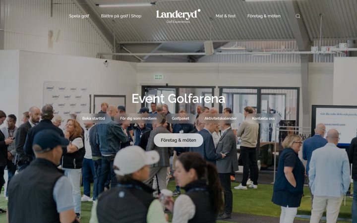 Screenshot of landeryd.se