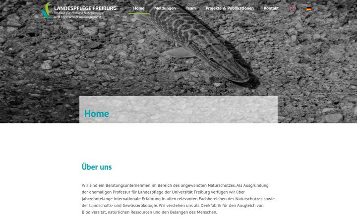 Screenshot di landespflege-freiburg.de