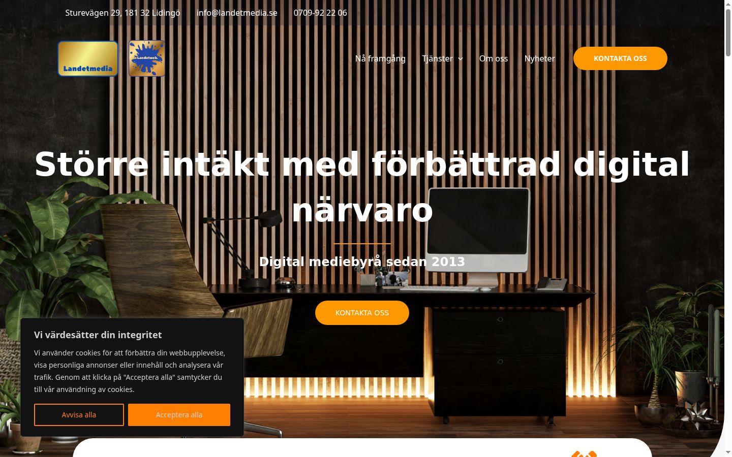 Screenshot tal-banner tal-kunsens muri qabel kwalunkwe interazzjoni