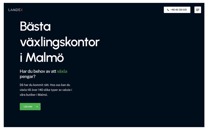 Screenshot of landex.se