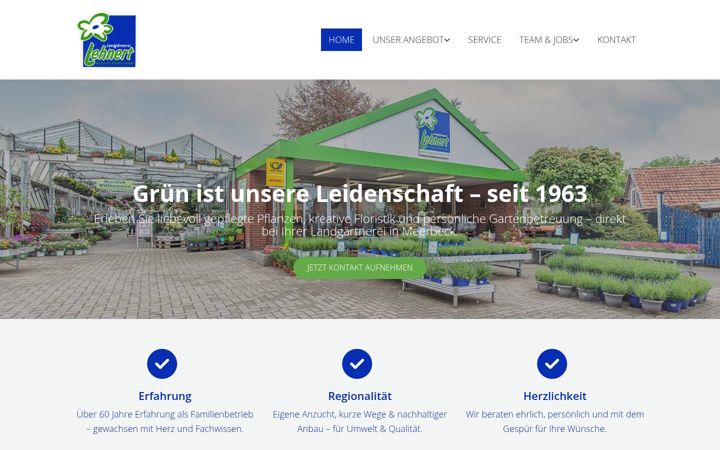 Screenshot of landgaertnerei-lehnert.de